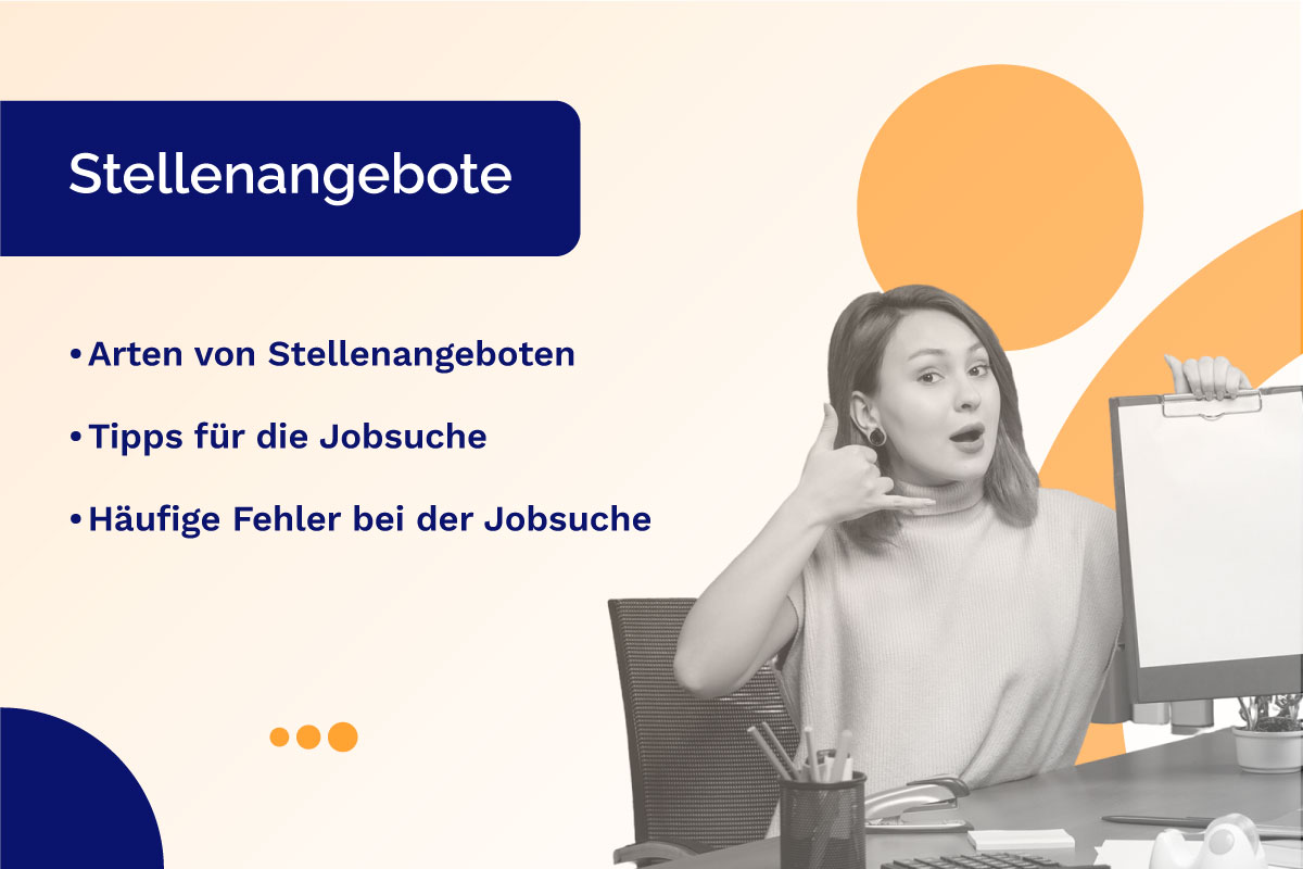 Stellenangebote: Arten von Stellenangeboten, Tipps für die Jobsuche und häufige Fehler bei der Jobsuche