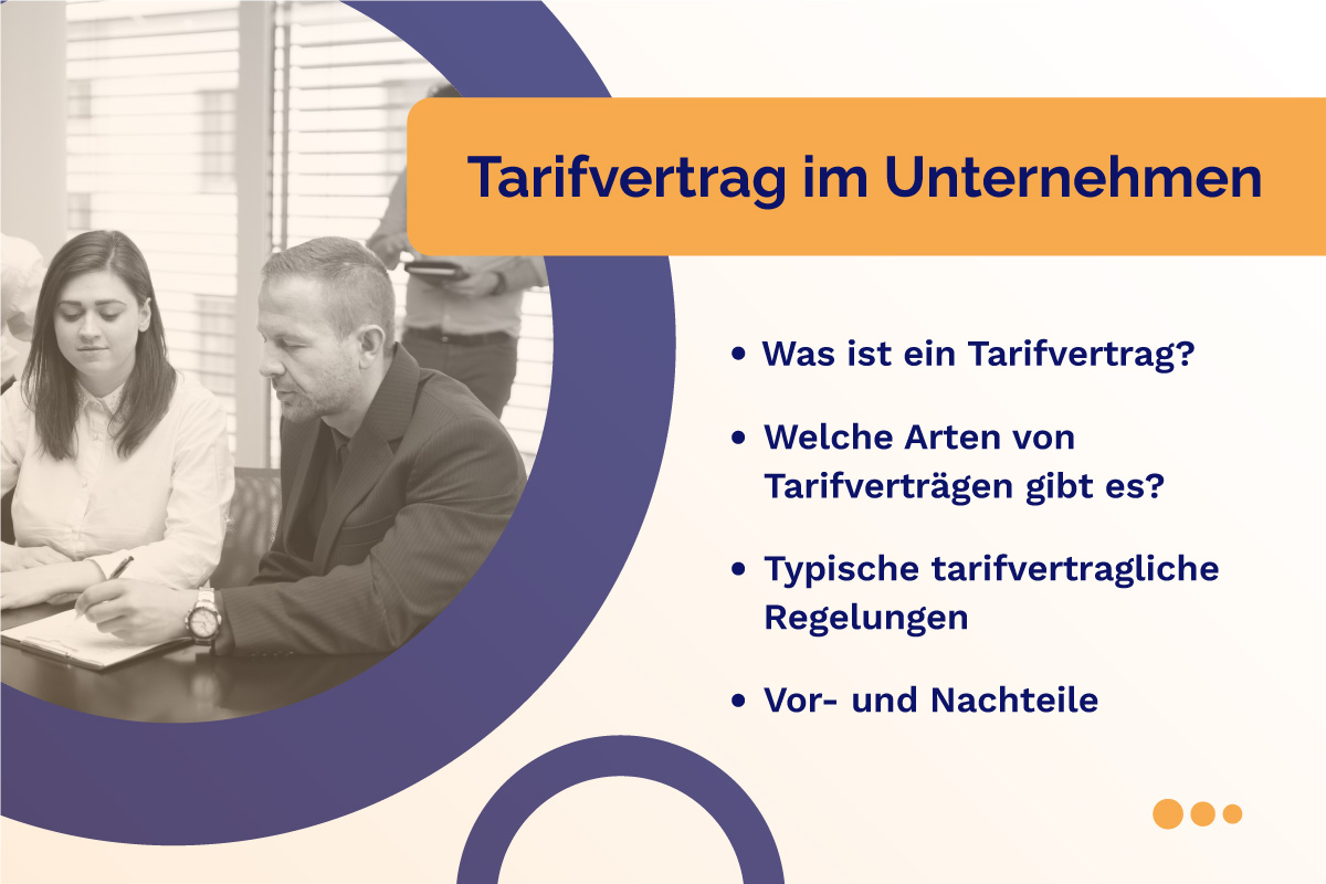 Tarifvertrag im Unternehmen: Definition, Arten, Vor- und Nachteile